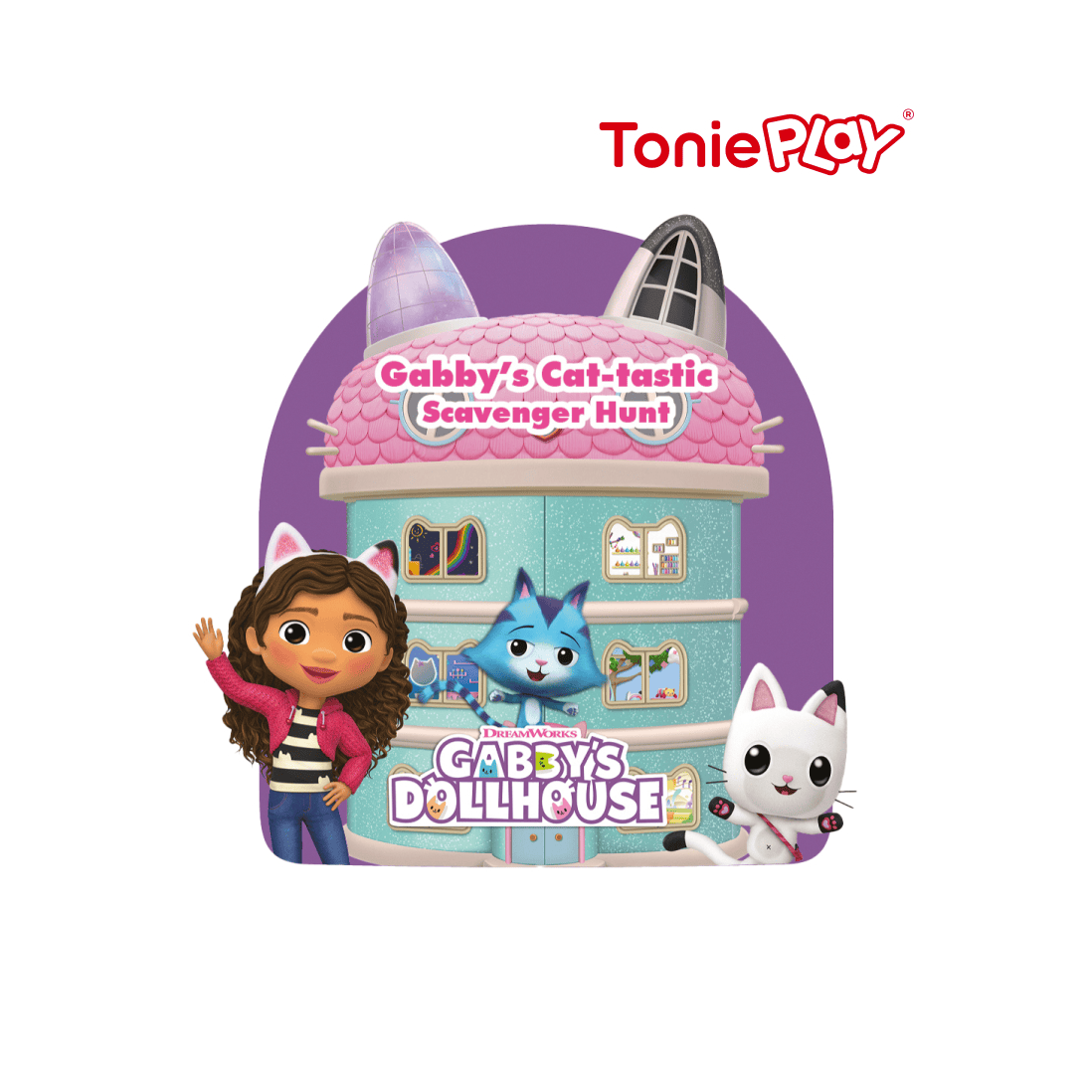 Tonieplay Gabby's Dollhouse: Gabby's Cat-Tastic Scavenger Hunt Game & Controller