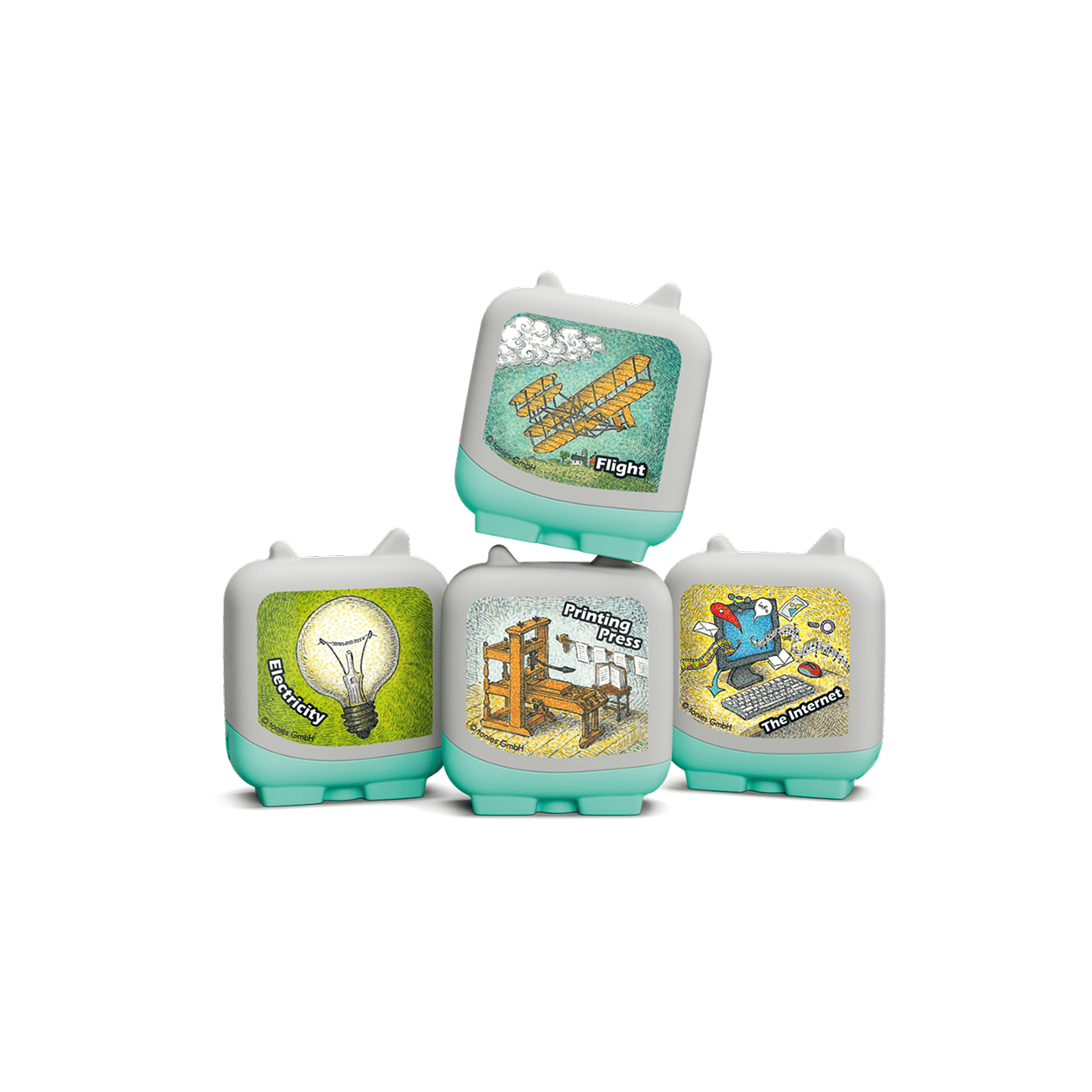 Inventions And Innovation Pocket Tonies - 4 Pack